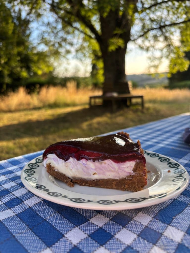 part de cheesecake